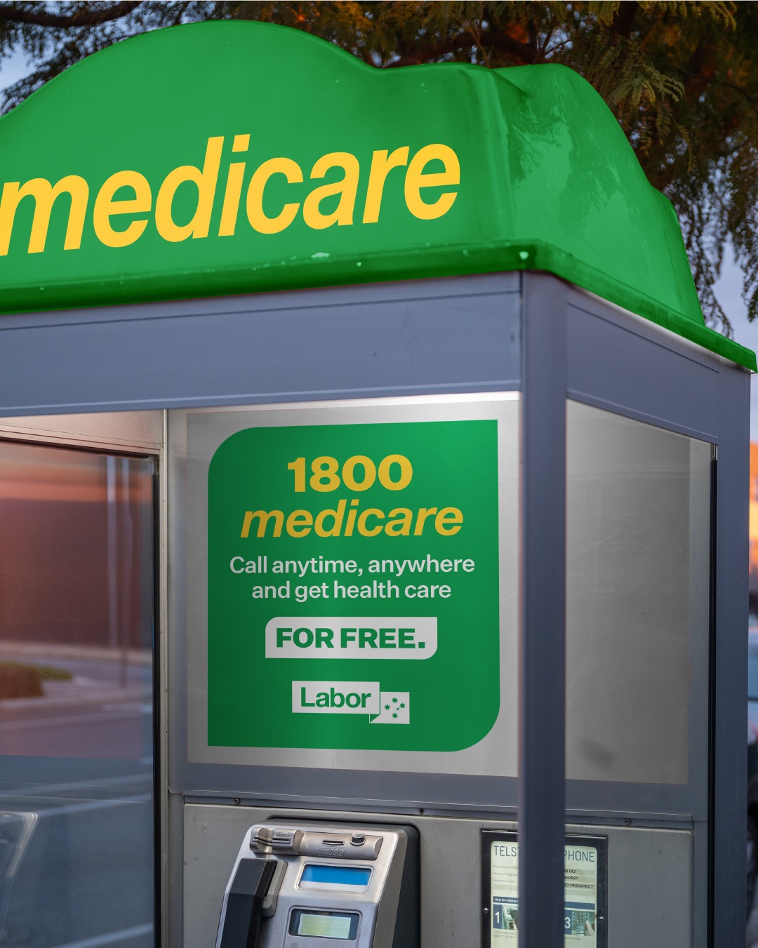 Australian Labor Party: Life isn’t 9 to 5. And with 1800MEDICARE, neither is health care….