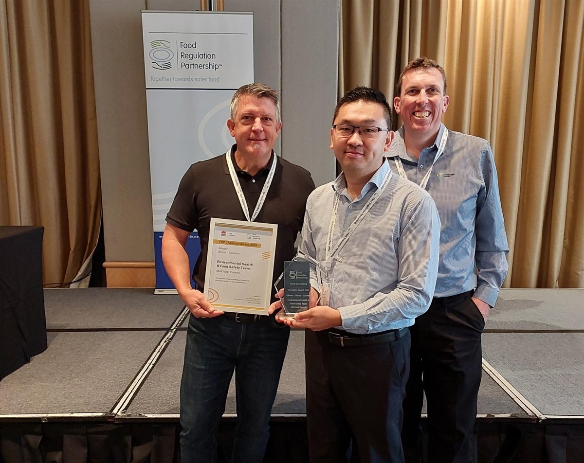 Council's Winning Food Safety Approach