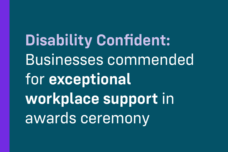 Firms Honored for Outstanding Support of Disabled Staff