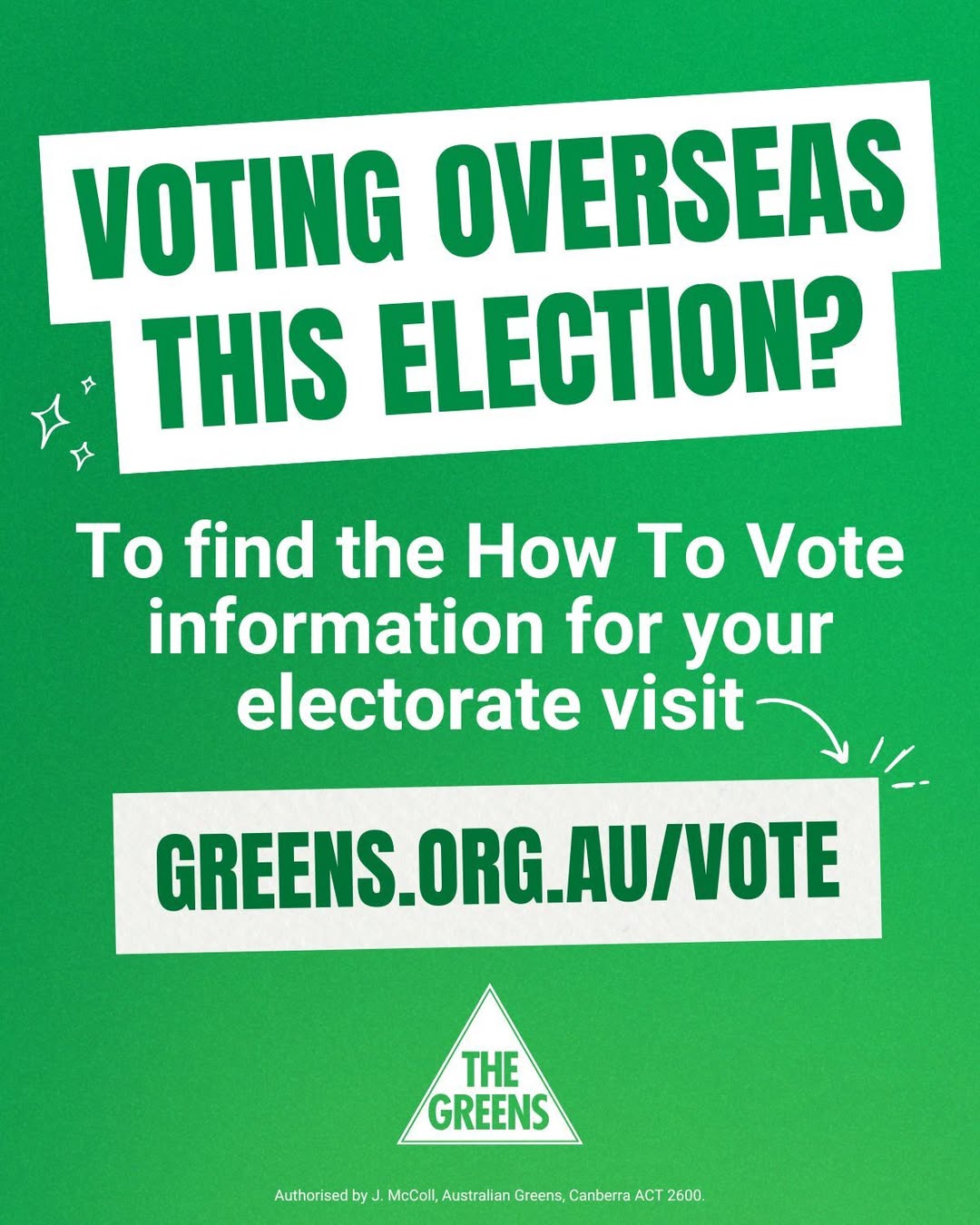 The Australian Greens: From Paris to Berlin….voting overseas this election and want to know how to comp…