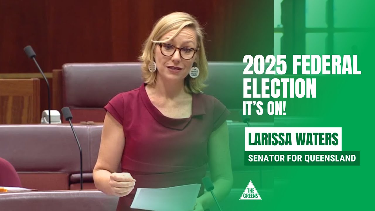 VIDEO: Australian Greens: We need more Greens in parliament to keep Dutton out and get Labor to act