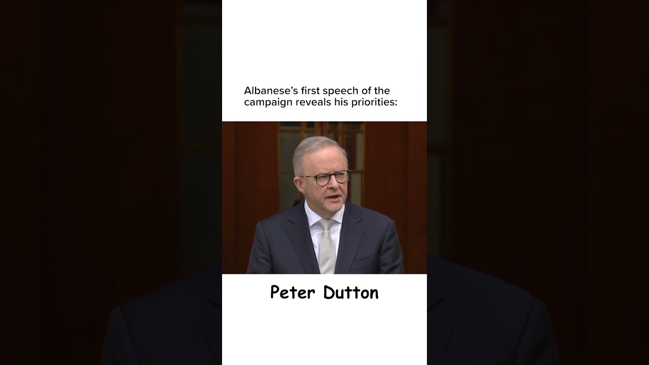 Albanese's first campaign speech summarised