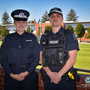 Graduate Ella Mestroni and Probationary Constable Jamie Earl