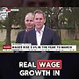 Real wages are up again in today's new numbers, for the sixth quarter in a row. ...