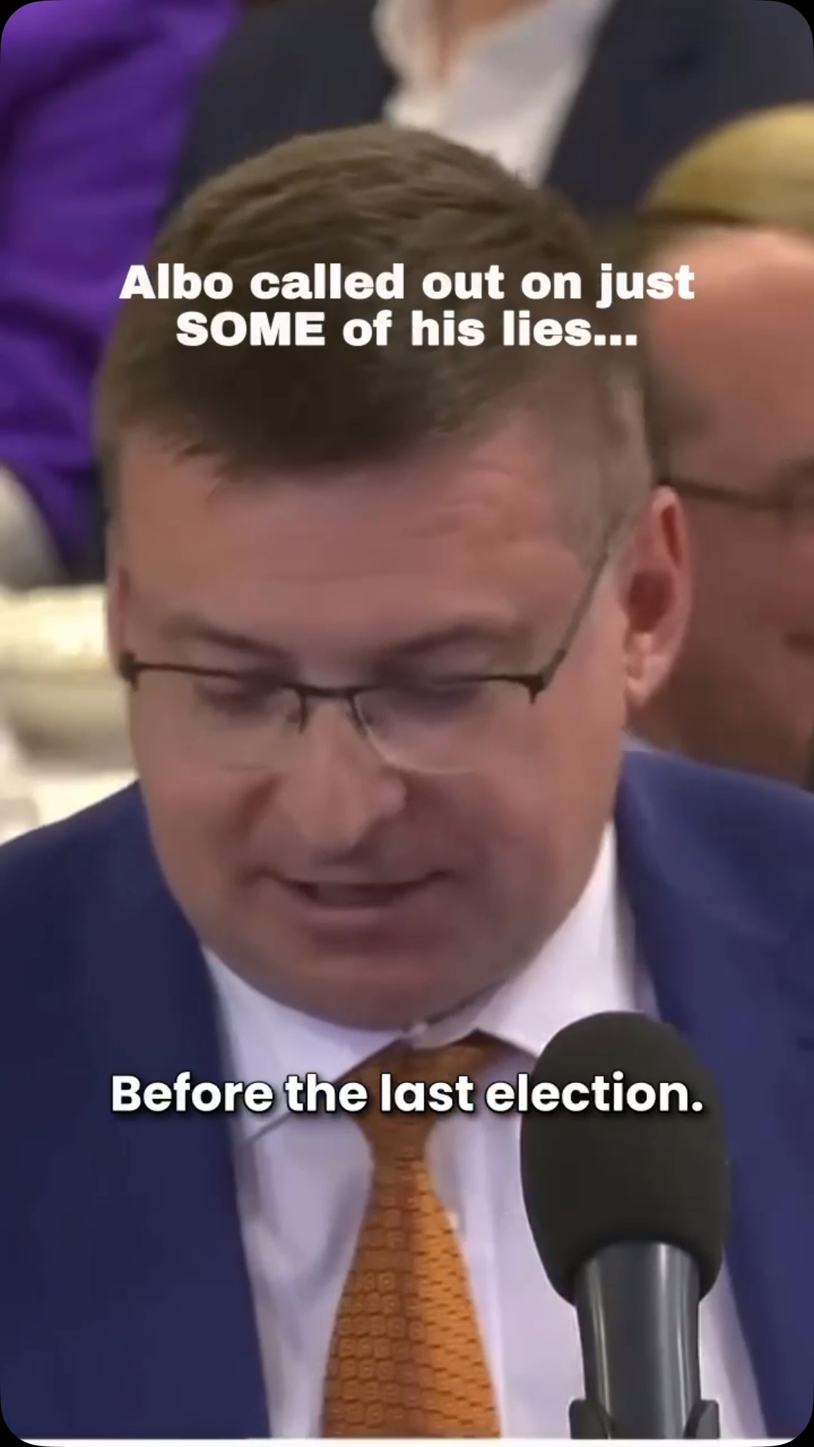 Albo called out on just SOME of the lies from this campaign