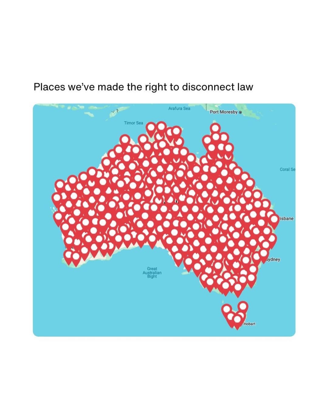 Enjoy your weekend, Australia...