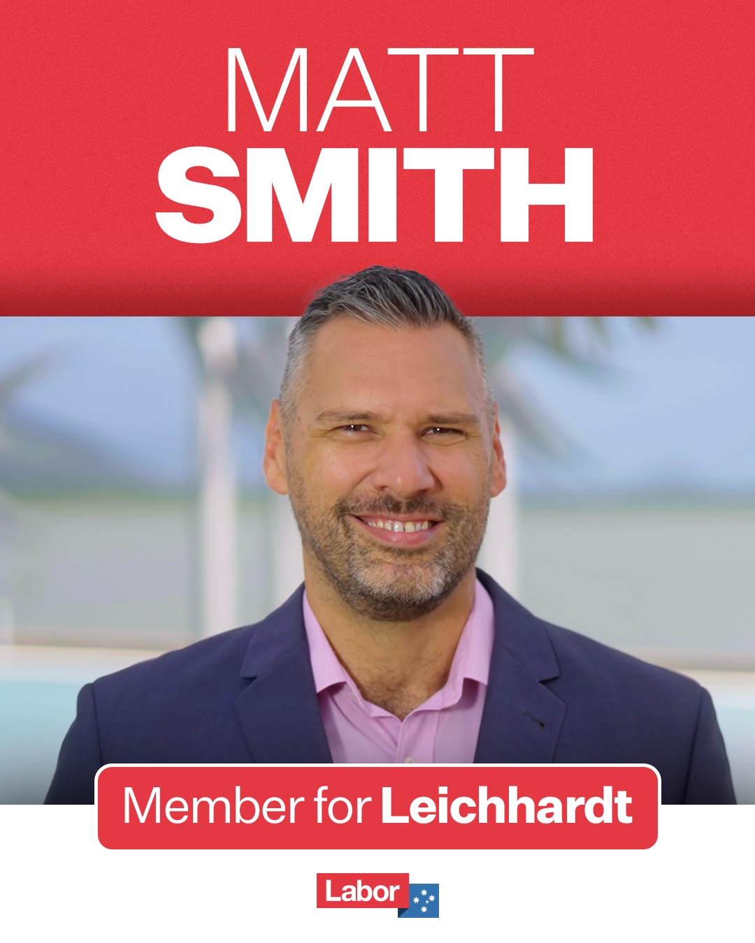Meet Matt Smith, Labor's new member for Leichhardt. Matt is a former Cairns Taip...