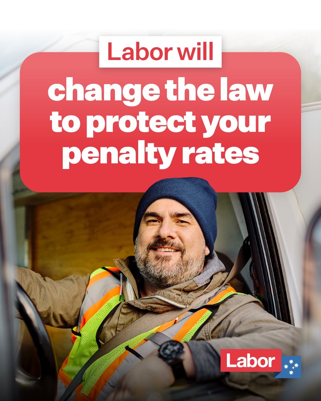Only Labor will protect your penalty rates, in law....
