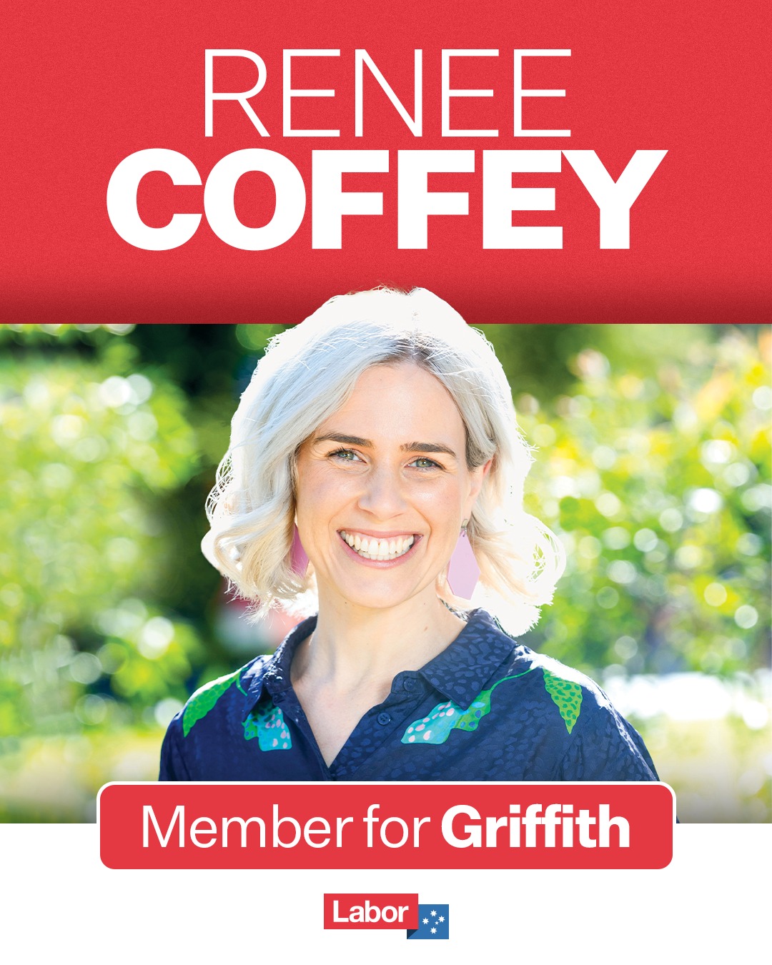 Renee Coffey, Labor's new member for Griffith, is a strong local voice for her c...