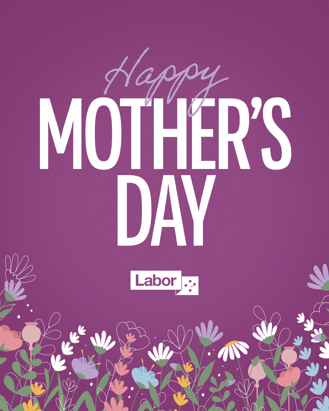 Wishing all the mums of Australia a very Happy Mother's Day....