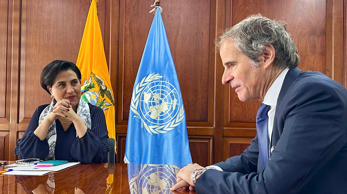IAEA Chief Visits Ecuador for Nuclear Support, Galapagos