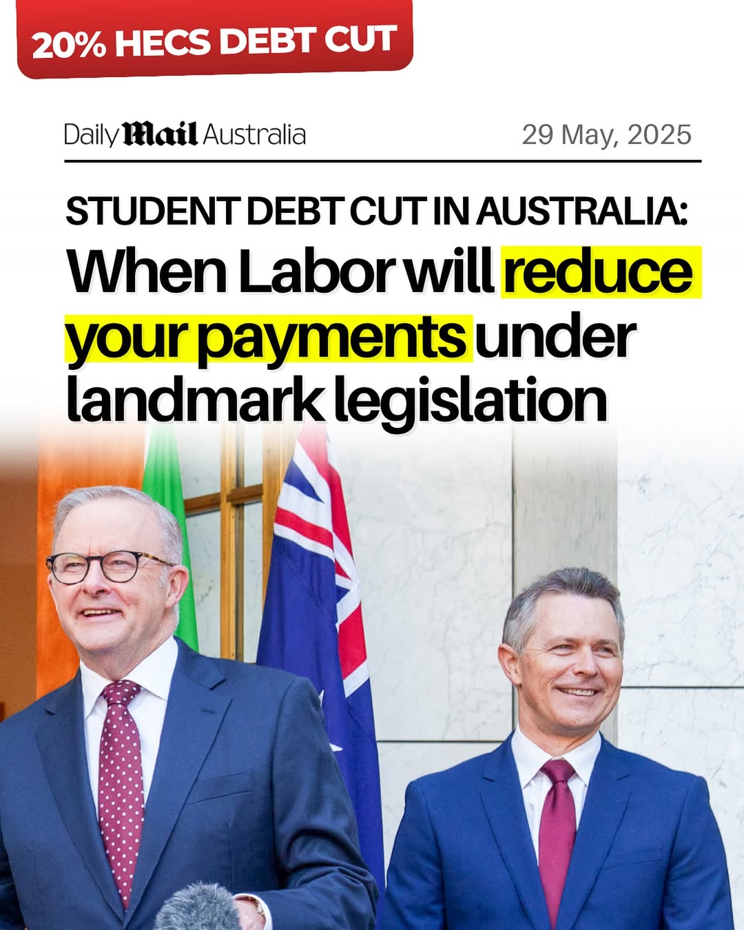Parliament sits in July and the very first piece of legislation we introduce wil...