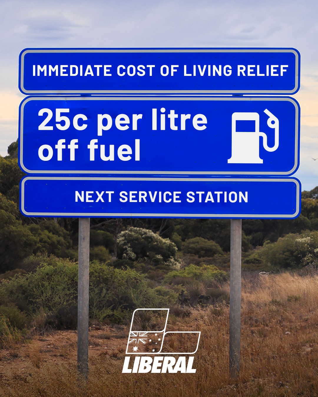 Save on driving with the Liberals....
