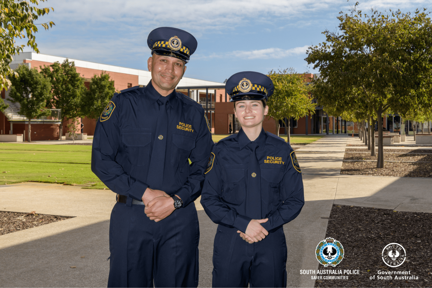 New Police Security Officers Reporting For Duty