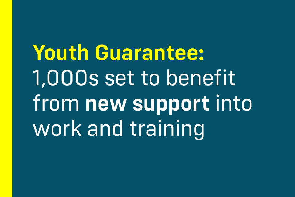 New Support to Boost Youth Employment and Training
