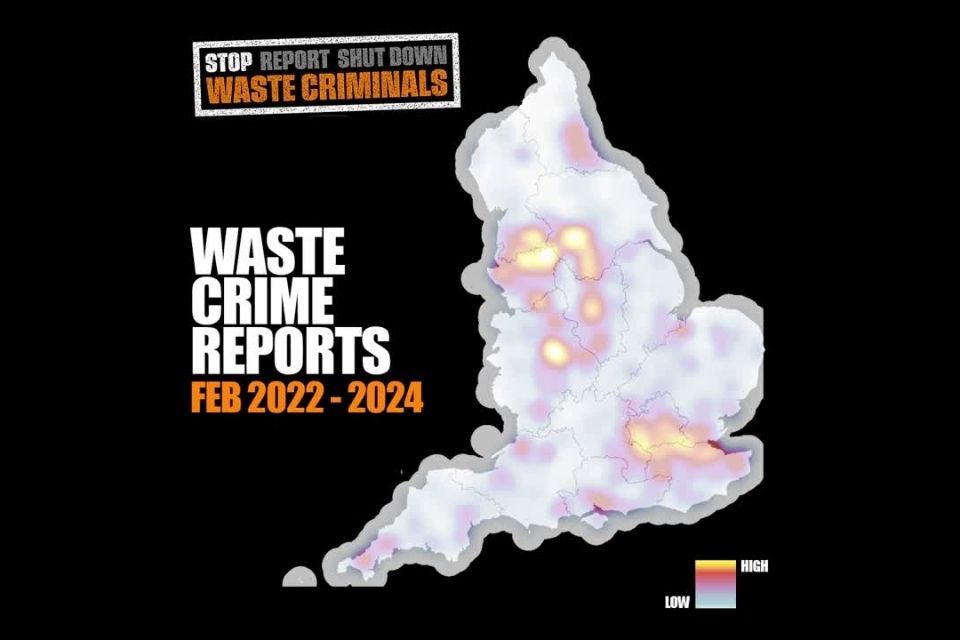 Public Urged To Report Waste Crime With New Heatmaps