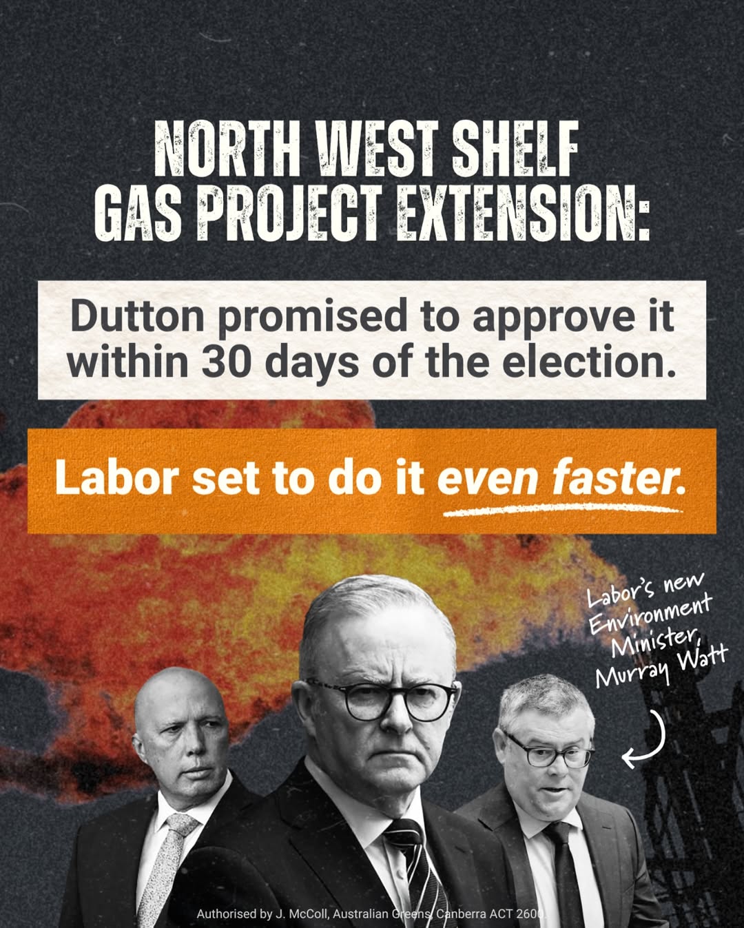 During the election, Dutton pledged to ‘fast-track’ the North West Shelf gas pro...