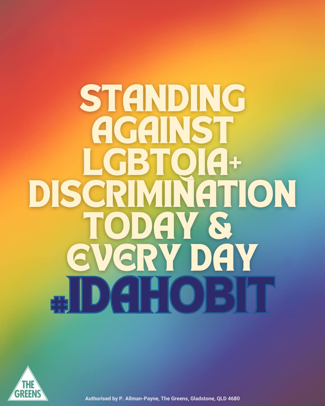 Today is IDAHOBIT: the International Day Against LGBTIQA+SB (in recognition of F...