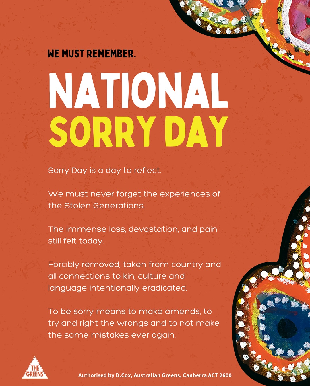 Today is Sorry Day....
