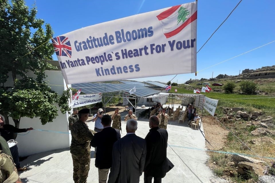 UK Envoy Tours Lebanon-Syria Eastern Border
