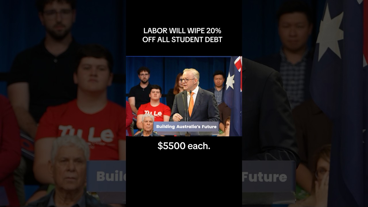 Vote Labor to cut 20% off your HECS debt