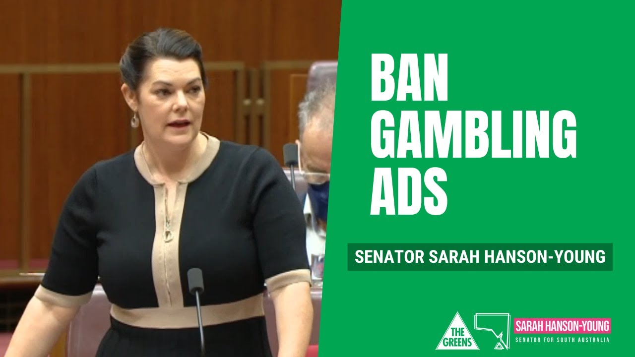 VIDEO: Australian Greens: Sarah Hanson-Young | The major parties are addicted to gambling donations
