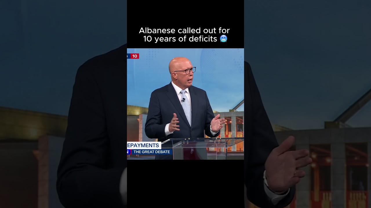 Peter Dutton won last night’s debate and called out Labor’s economic mismanagement