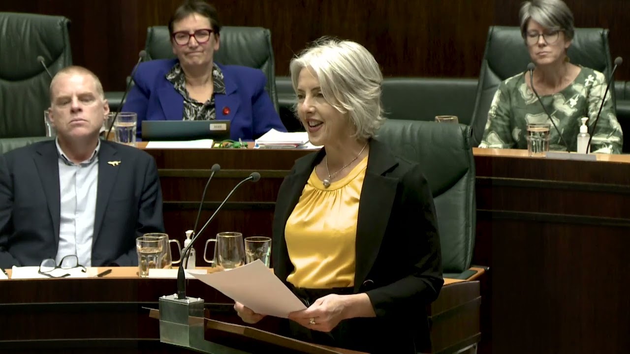 Gerard Castles Adjournment Speech | Dr. Rosalie Woodruff MP for Franklin