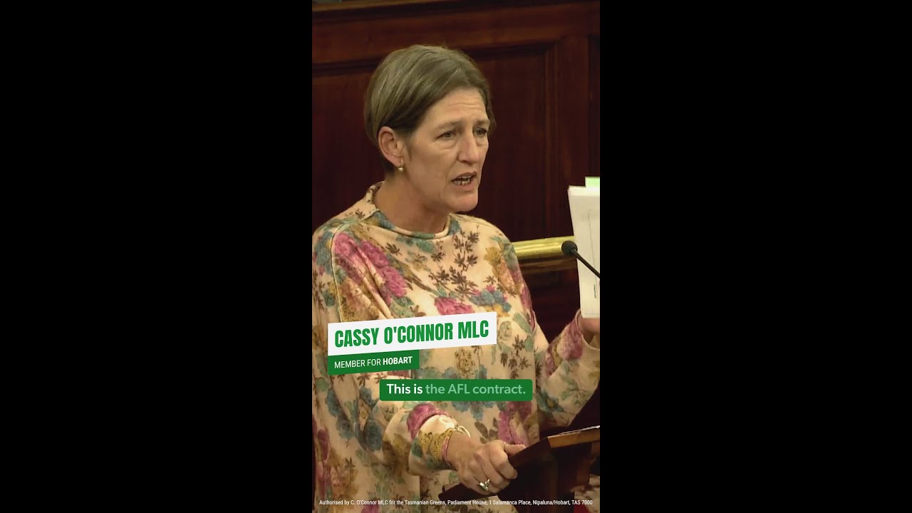 VIDEO: Tasmanian Greens: The AFL knows we’ve earned this team.