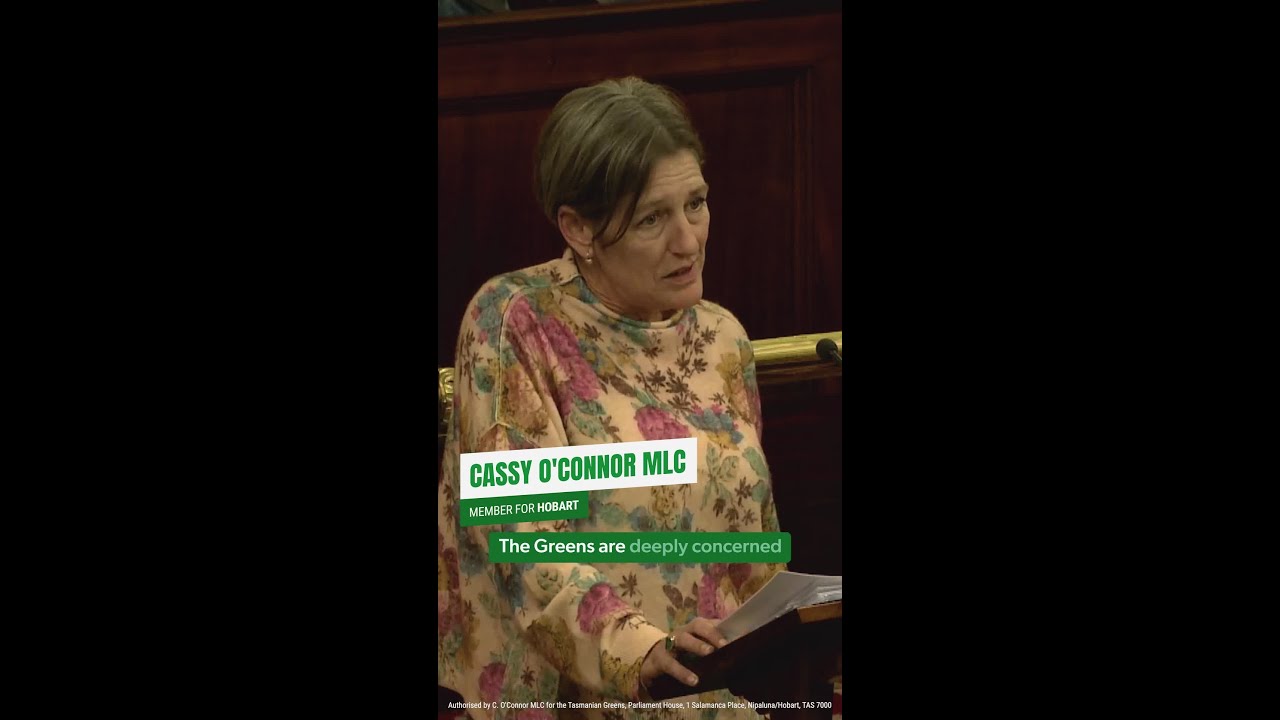 VIDEO: Tasmanian Greens: We currently have a Labor opposition that’s just rolled over with its legs in the air.