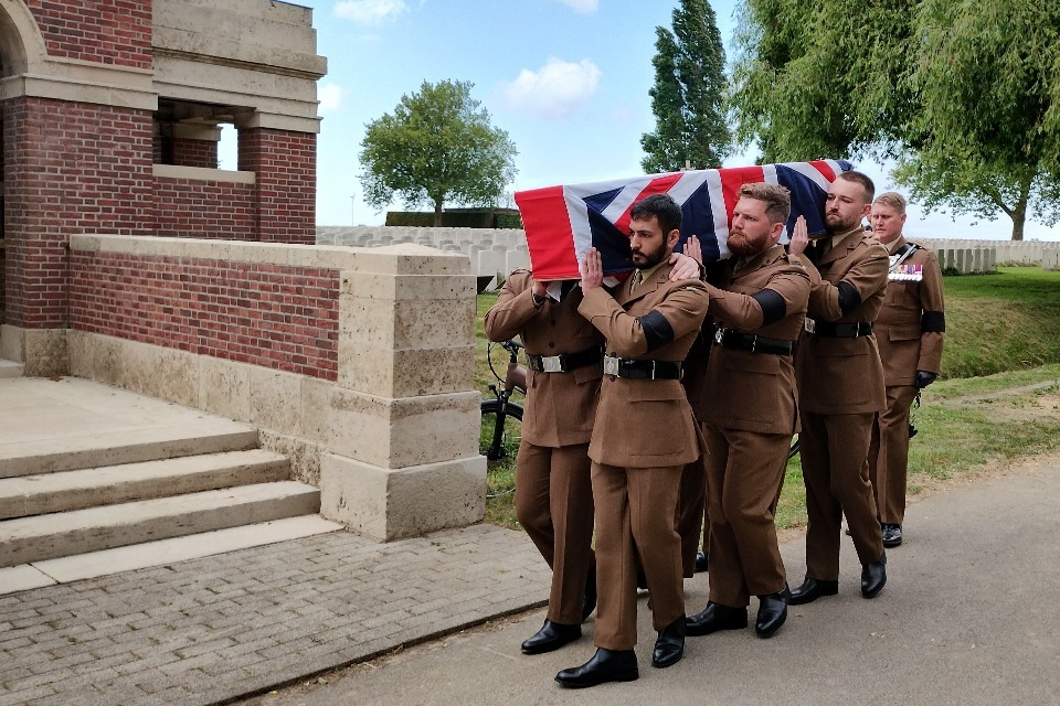 WWI Windsor Soldier Buried With Full Military Honours