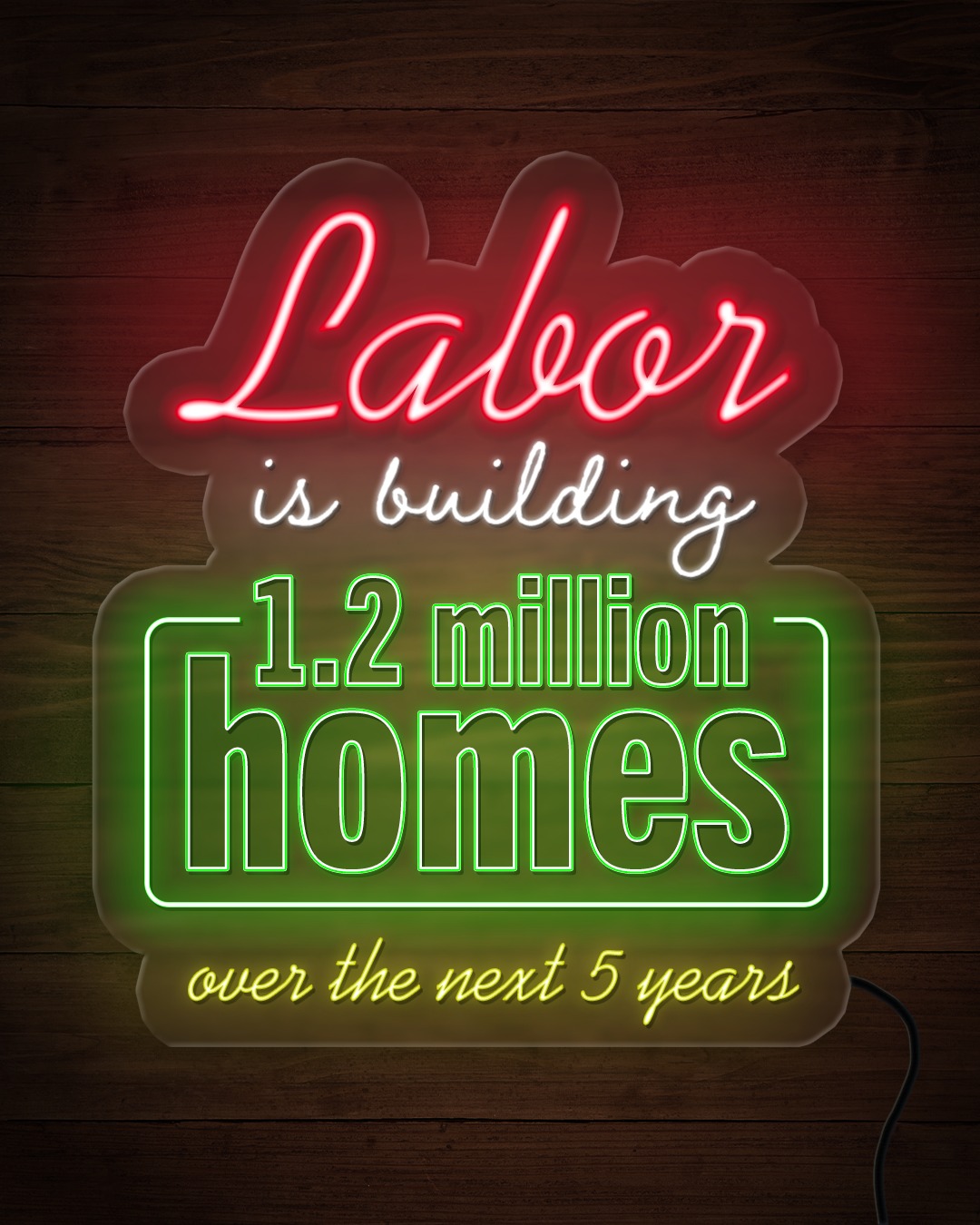 Australian Labor Party: We’re continuing the largest home build in Australian history, building 1.2 mill…