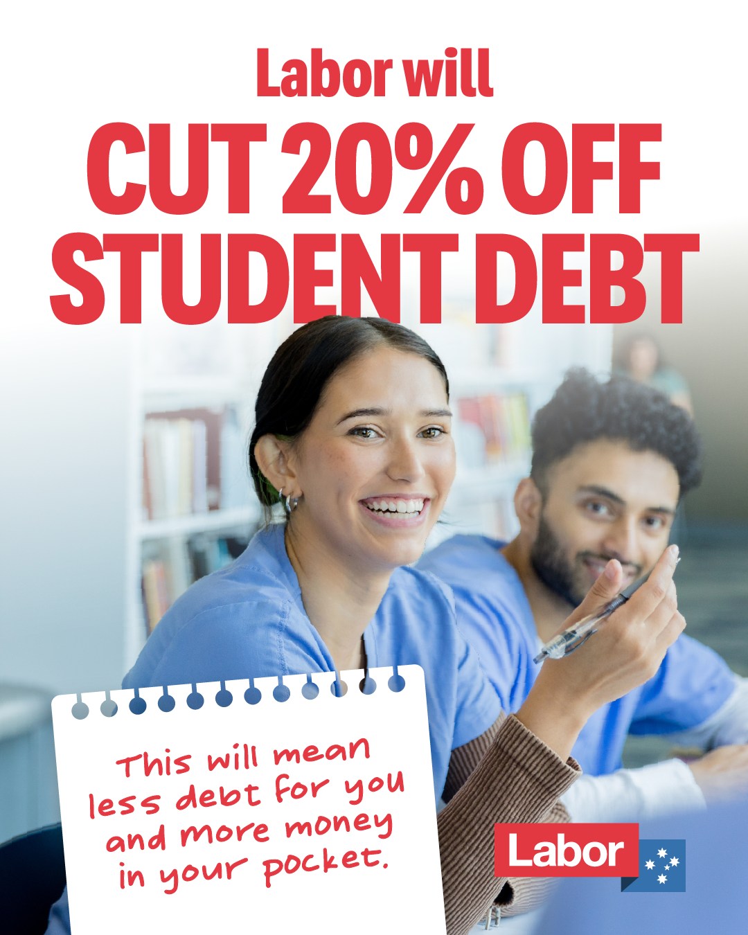 Australian Labor Party: We’ve already cut $3 billion in student debt for 3 million Australians, and made…