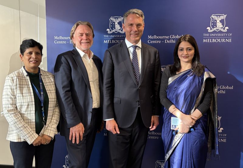 L-R: University of Melbourne Country Manager (India & Nepal) Vandita Bhargava, Australian High Commissioner to India Philip Green OAM, Australia