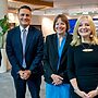 Gareth Scargill, Director of Nexus, Wes Streeting, Secretary of State for Health and Social Care, Professor Shearer West, Vice-Chancellor and President of the University of Leeds and Tracy Brabin Mayor of West Yorkshire.