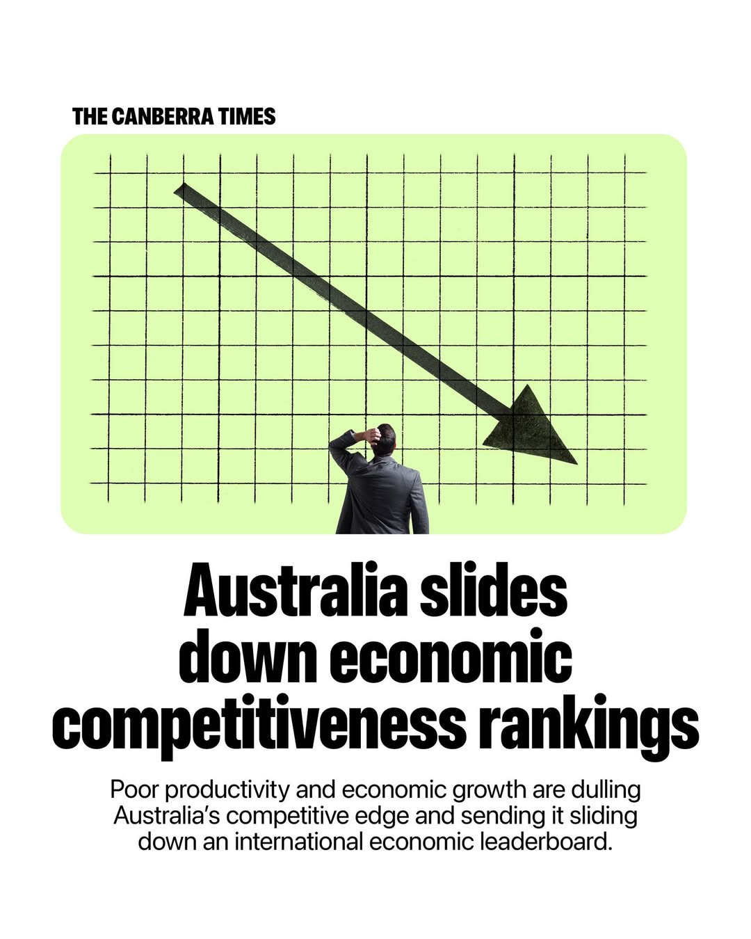 For three years, Labor has ignored productivity, which now sits at a 20-year low...