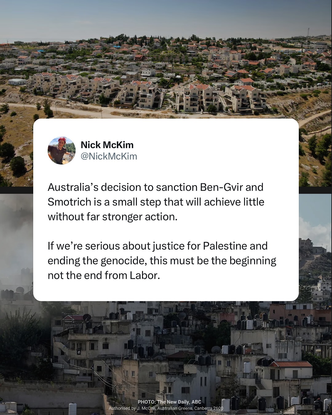 Australia has sanctioned two extremist Israeli Cabinet Ministers, Itamar Ben-Gvi...
