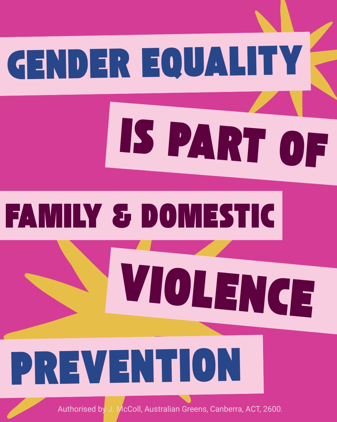 Prevention must be prioritised to stop women being killed by men’s violence....