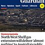 The North West Shelf extension is a disaster....