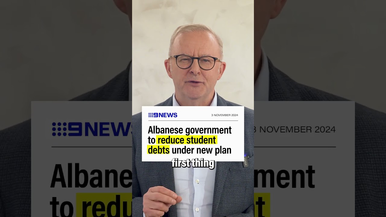 VIDEO: Anthony Albanese MP: Cutting 20% off student debt