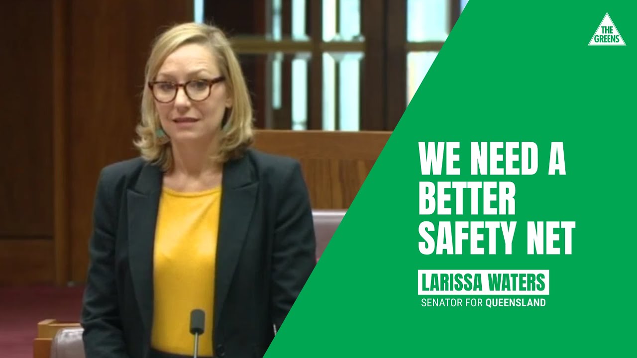 VIDEO: Australian Greens: More holes in the safety net than there is net – Senator Waters on Labor’s Social Services Amendment