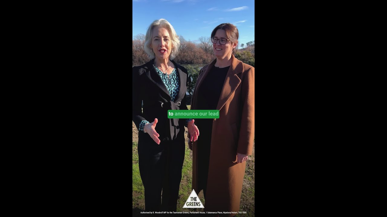 VIDEO: Tasmanian Greens: Announcing Vanessa Bleyer, our lead Greens candidate for Braddon