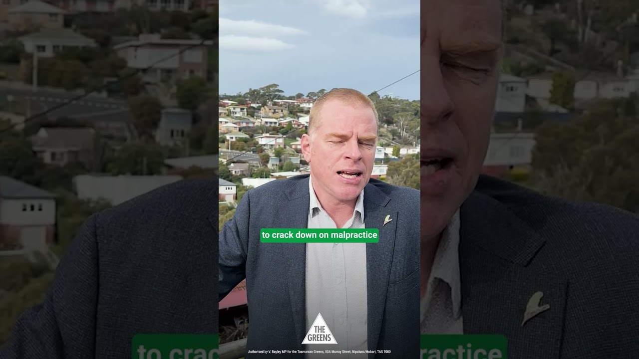 VIDEO: Tasmanian Greens: The Greens will fight to give renters real rights in Tasmania
