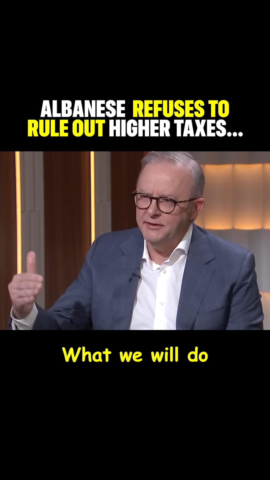 Will Albanese rule out higher taxes?