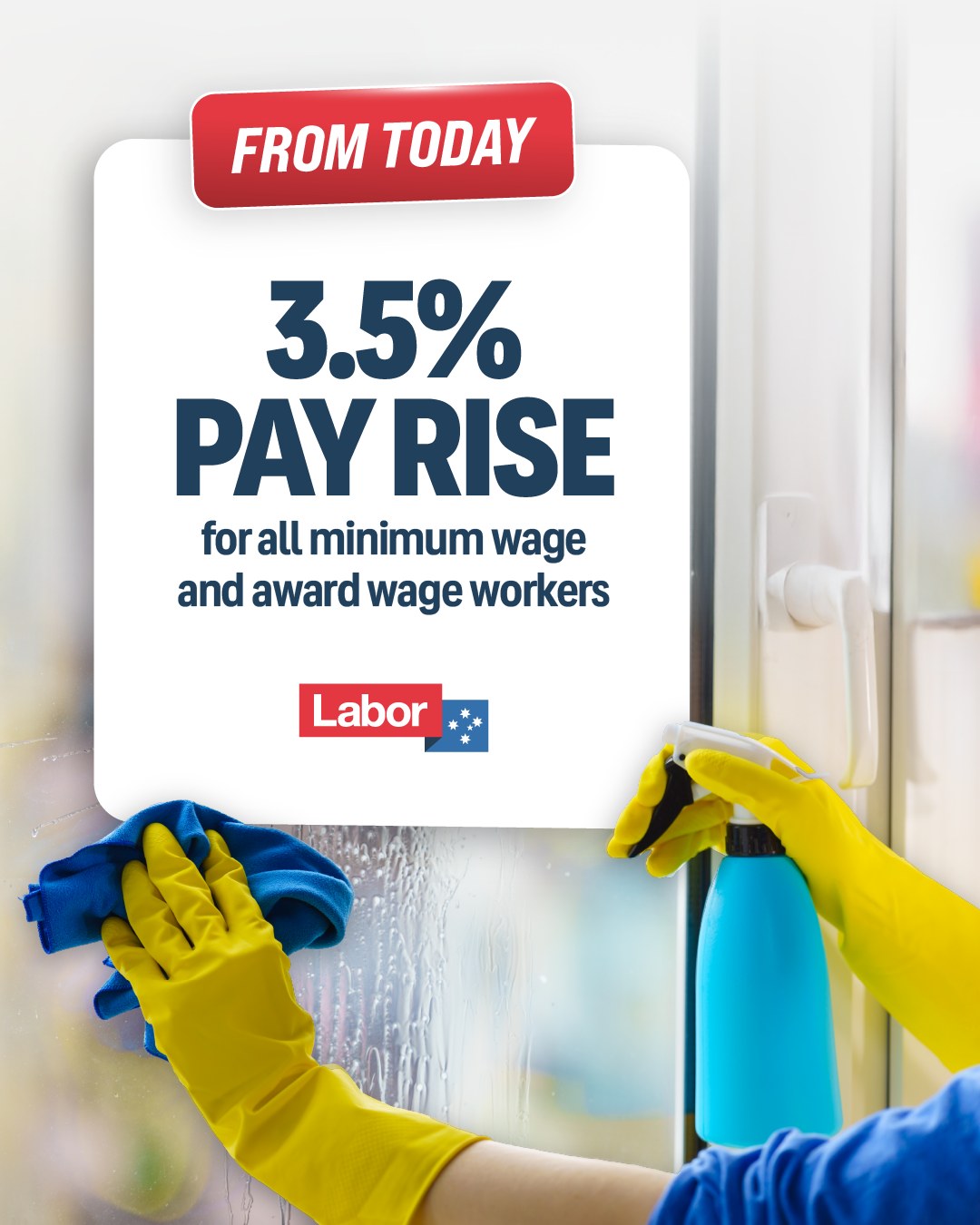 A pay rise above inflation for up to 2.9 million workers....