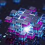 close up of a computer chip
