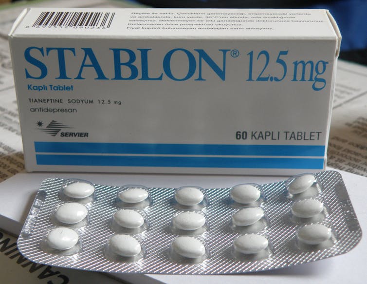 A box of Stablon pills.