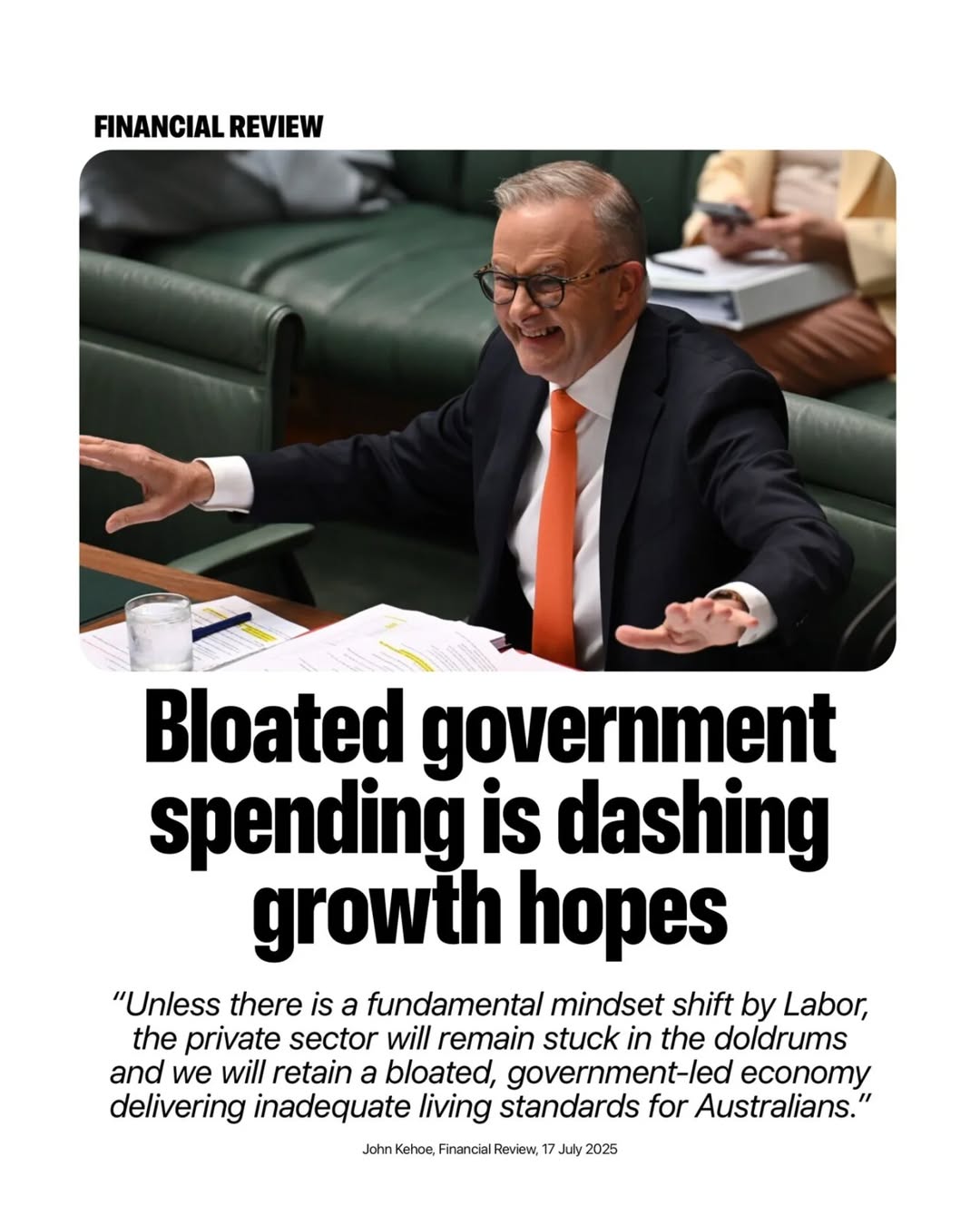 Labor has a spending problem, they lack fiscal discipline, and they are preparin...