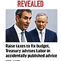 Secret Treasury advice show’s a big hole in Labor’s budget and that Labor’s hous...