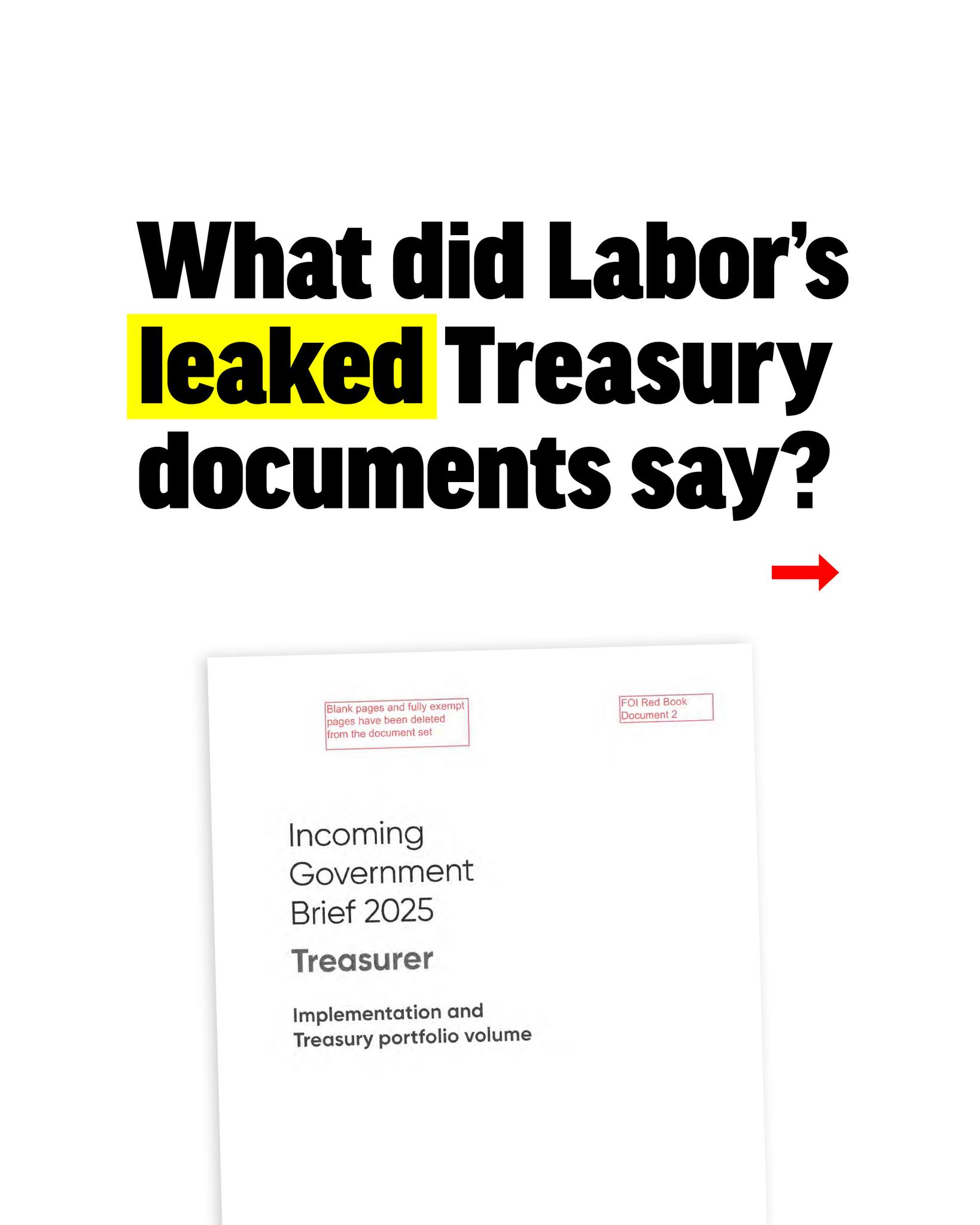 Treasury's advice to Labor? They have a spending problem and won't meet their ho...